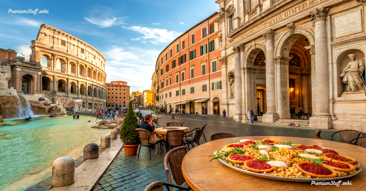 beautiful rome and unique food