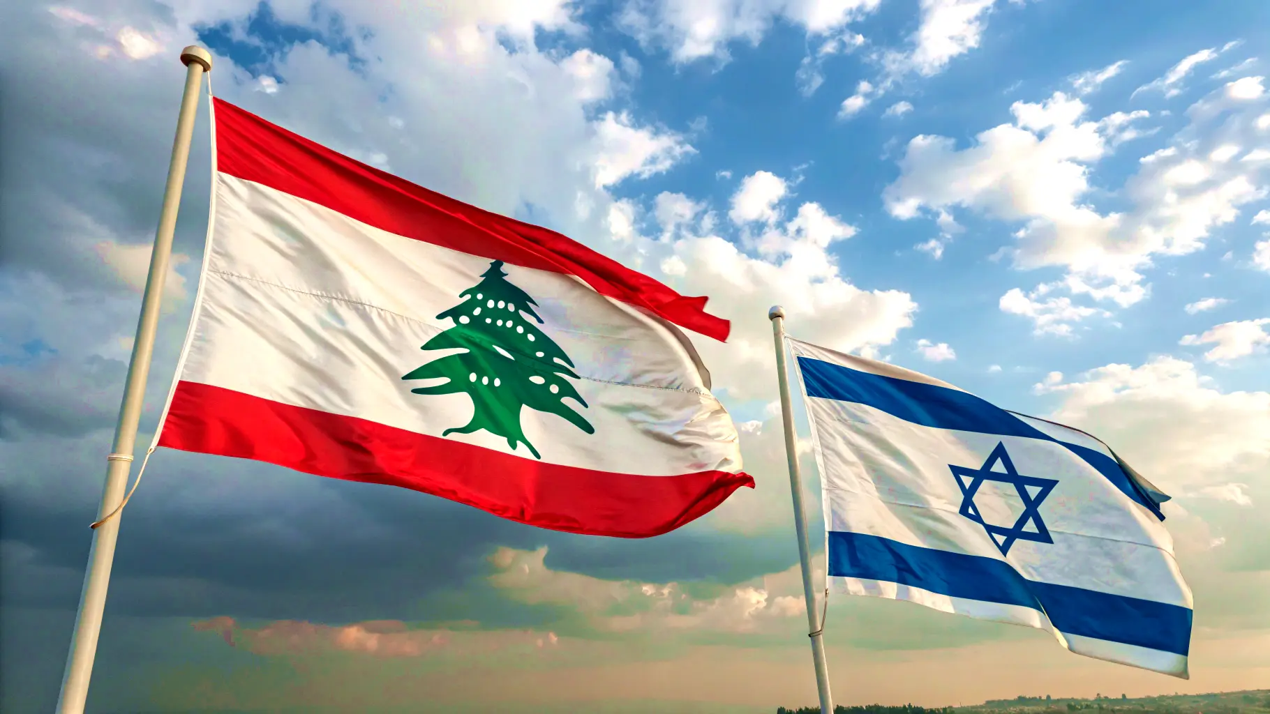 lebanon-and-israel-flags