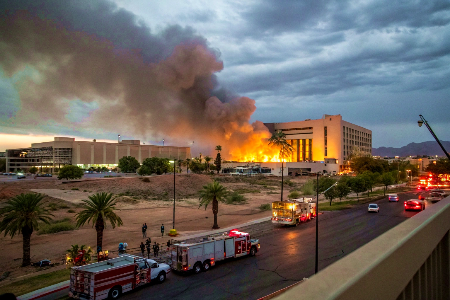 las vegas fire near unlv
