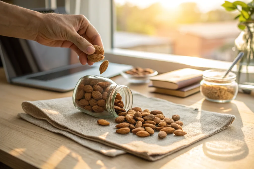 Almond as a stress-busting snack