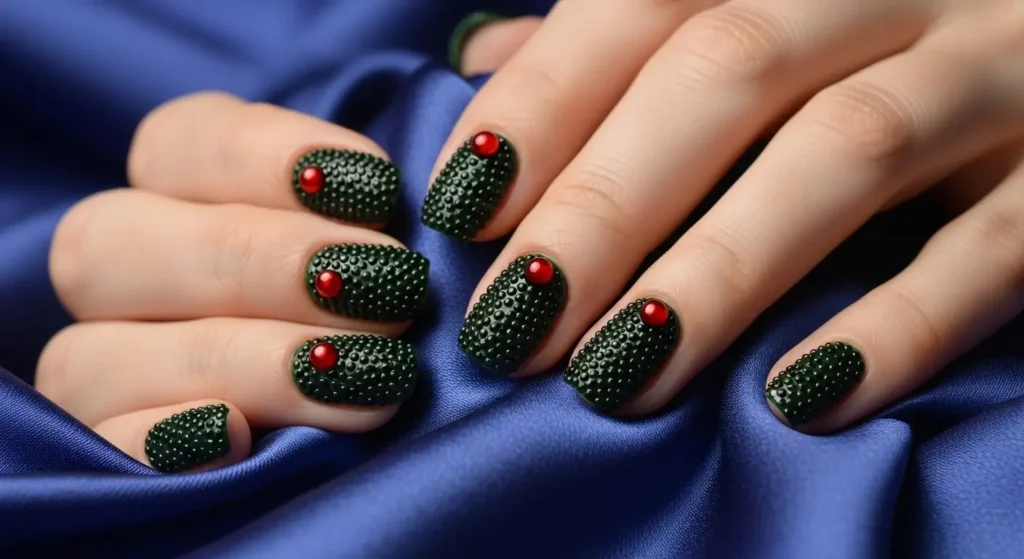 Caviar-Beadwork-christmas-nail-designs