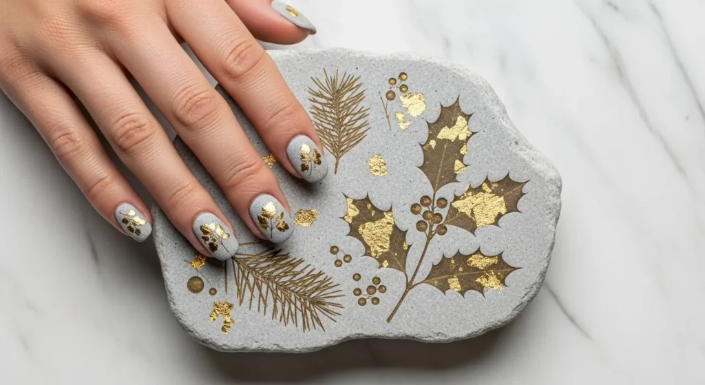 christams-nail-design-2025-Gilded-Fossil